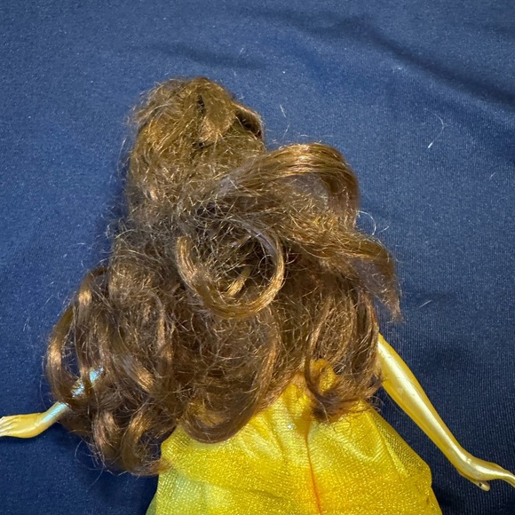 Disney Princess Belle Dress/Costume Size Small with matching Disney Doll - Picture 14 of 15